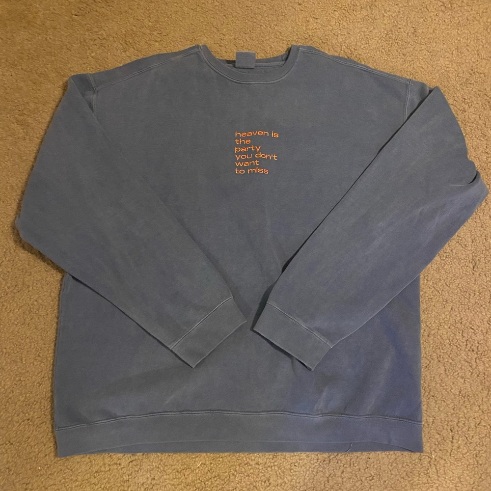 Men's Dusty Blue Comfort Colors Crewneck